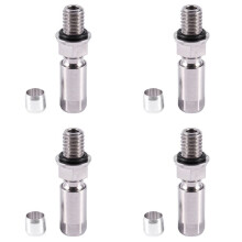 4X Bicycle Brake Hose Fitting Bicycle Hydraulic Disc Brake Hose Connector Olive Insert Fitting Bike Tools for AVID E5 E7