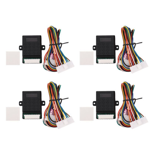 4X Universal Auto Fold/Unfold Side Rear View Mirror Folding Closer System Modules for All Car