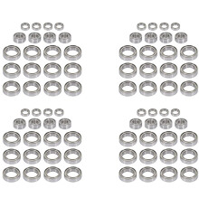 80Pcs Bearing Set BE001 BE002 BE003 for JLB Racing CHEETAH 11101 21101 J3 Speed 1/10 RC Car Spare Upgrade Parts