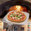 Pá para Pizza de 12 Polegadas, Conjunto de Pá para Pizza com Cortador (12 X 16 Polegadas), Pá de Pizza de Metal com Cabo Dobrável e Espátula para 2