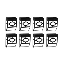 Lot de 8 Lampes LED Solaires Murales pour Jardin, Allée et Aménagement Paysager Extérieur, Neuves et de Haute Qualité