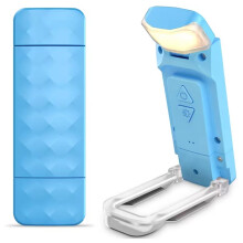 Rechargeable Reading Light with 3 Color & 5 Brightness, Adjustable Angles Portable Book Lamp for Bed