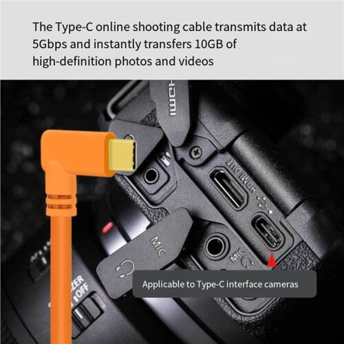 5m USB3.0 to Type-C Live Stream Tethered Cable for    Camera Tethered Shooting TypeC 2