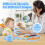 Set d’alimentation pour bébé en silicone avec ventouse, 7 éléments, bleu — vaisselle bebe blw 2