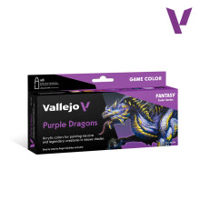 VAL72194 - AV Vallejo Game Color Set - Purple Dragons (x8)