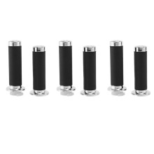 6X Motorcycle 1 Inch Hand Grip 25mm for  Shadow VT/XVS 400/600/750/1100/1300