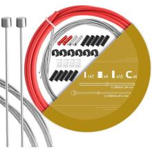 Juego de Cables de Cambio para Bicicleta Universal Duradero Resistente 2500 mm — repuestos transmision bici