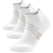 Chaussettes de Sport de Compression à la Cheville Respirantes 3 Paires Blanc 34-42 EU — chaussettes running
