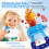 Set d’alimentation pour bébé en silicone avec ventouse, 7 éléments, bleu — vaisselle bebe blw 5