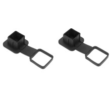 2X 2 Inch Trailer Hitch Cover Plug Cap Rubber Fits 2 Inch Receivers Class 3 4 5 For