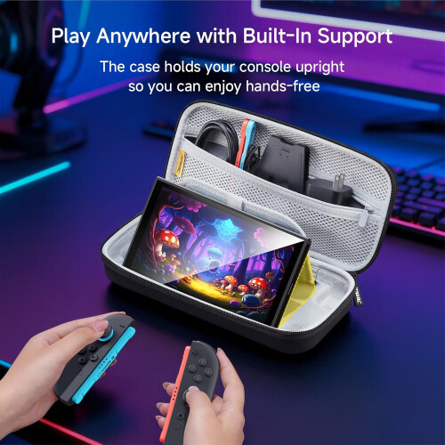 Protective Case Cover for Nintendo Switch 2 Console - Travel Hard Black — nintendo switch case, switch 2 cover 2