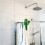 Cactus Bathroom Storage Rack Door Mount, Matte End, Plastic, Leaning Shelf, Shelves 5
