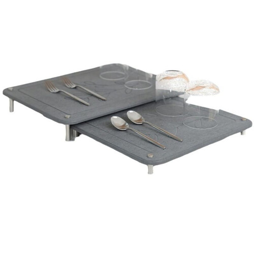Drying Mats Kitchen Counter Absorbent Quick-Drying Trays Bathroom Sink Storage Racks 1