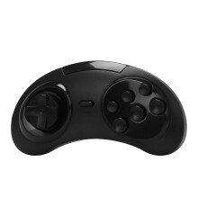 Gamepad Wired 6-Key Usb Game Controller Joypad For / Md Pc / 2 Y1301 / Mega Drive Black Plastic