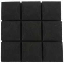 25X25X5cm Wallpaper Sticker Practical Acoustic Foam Panel Sound Stop Absorption Sponge Studio Ktv Living Room Bar Soundproof Solid Sponge 3D Wall