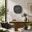 Wall Clock 30cm Square Large Numbers Quartz Battery Operated Analogue Grey Timer 3
