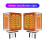 2PCs 60LED Double Face Single Stud Mount Side  Light for Heavy-Duty Trucks 2