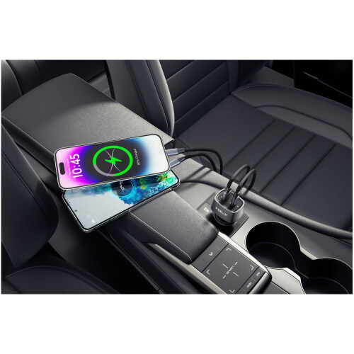 Autolader 1xUSB-C PD 1xUSB-A 65W 2
