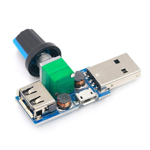 USB Fan Governor Fan Speed Controller Air Volume Regulator Cooling Mute Multi Function Fan Speed  Module