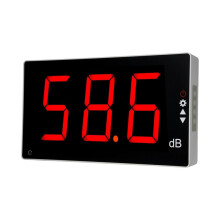 Sound Level Meter with Large LCD Screen Wall Mounted Digital Sound Level Meter Digital Noise Decibel Monitoring Tester