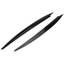 Svarta StråLkastare ÖGonbryn ÖGonlock Trim för Mk7 7 Abs Svart Style Oem