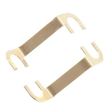 Speaker Four-Position Junction Box Connecting Piece Pure Copper Curved Piece DIY Audio Accessories Gold