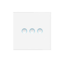 Tuya Matter 3 Gang Wall Touch Light Need Neutral for Alexa Home APP Voice Control 3-Way