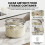 (Transparent silver s, Individual Package) Sealed Rice Container - Moisture & Insect Proof 11