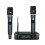 Professional Wireless Charging Microphone Set for Stage Singing Dynamic Live Broadcast 1 Drag 2 Pack Home Handheld Mic 1