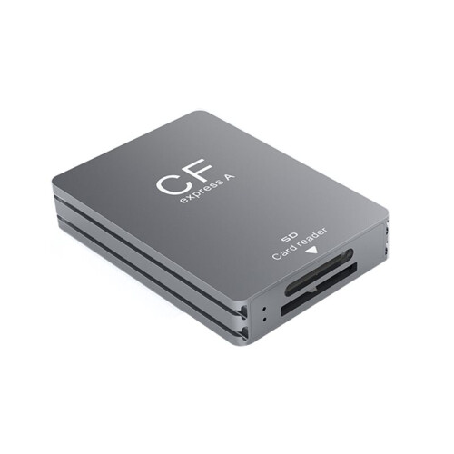 2 in 1 CFexpress Type A  Card Reader Portable CFExpress Reader USB3.2 10Gbps Dual Slot  Memory Card Adapter A+
