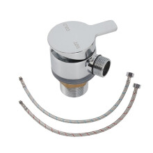 Shower Hose Valve Shower Faucet Hot & Cold Water Thermostatic Mixer Mixing Valve Suitable for RV and Yachts