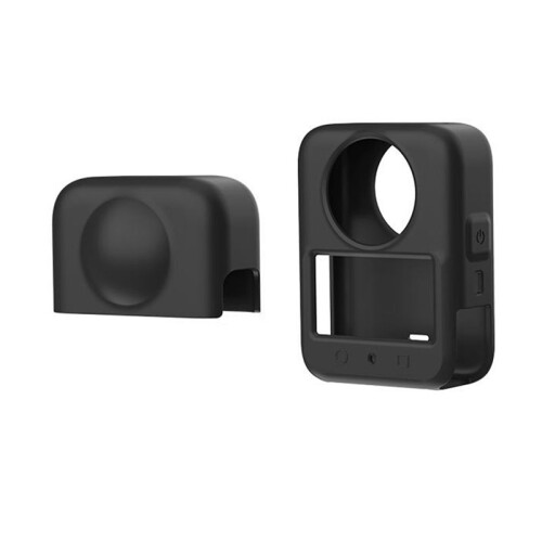 Silicone Case for  Osmo 360 Protective Case with Lens Protective Case Action Camera Protect Accessories Black