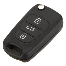 Replacement 3 Button Keyless Entry Remote Control Folding Flip Car Key Fob Shell Case Combo Compatible with  i20 i30