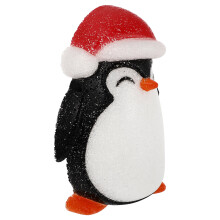 1Stk Weihnachtswandlampenschirm Pinguin Design Weiß Eva