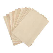 10Stk Basswood Sperrholz Blanko Holzstücke Für DIY Bastelprojekte