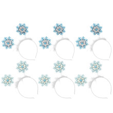 6Stk Weihnachts Haarband Glitzer Powder Party Haarschmuck Bunt