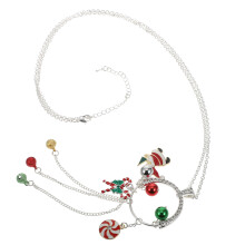 1Stk Damen Alloy Halskette Xmas Santa Claus Design