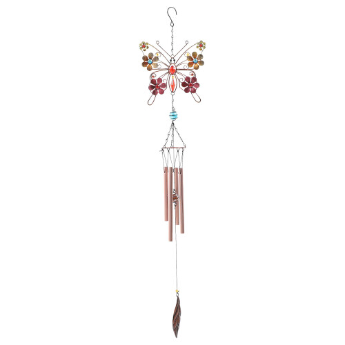 1Stk Eisen Windglocke Schmetterlinge Outdoor
