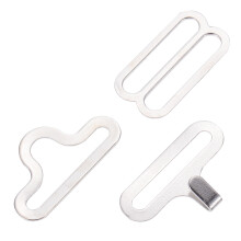 50Sets Metall Schlaufenverschlüsse Für Krawatten Und Schulterriemen
