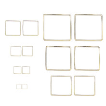 60Stk DIY Ohrhänger Anhänger Legierung Golden Für Schmuck Und Basteln