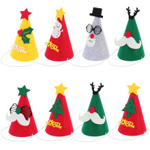8Stk Weihnachtsmützen Cartoon Kinder Weihnachtsfeier