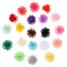 20Stk Stoff Blumen Haarspangen Kinder Haarclip Bunt Für Partys