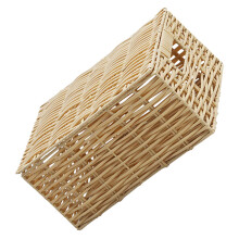 1Stk Vielseitiger Ordnungshelfer Aus Kunststoffgeflecht Beige