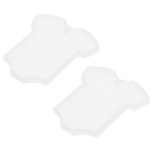 2Stk Epoxidharz Silikonformen T-Shirt Anhänger Mit Zum Basteln