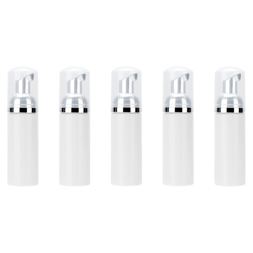 5Stk Leichte Pumpschaum Flasche Silber Für Shampoo Und