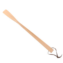1Stk Holzschuhlöffel Mit Lederband Beige Für Zuhause