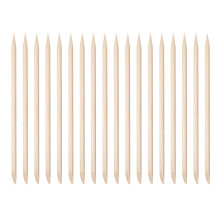 100Stk Natürliche Holz Nagelstäbchen Nagelhaut Maniküre