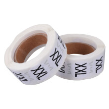 2Rolls Vielseitige Größenetiketten Aufkleber Für Bekleidung Und Deko