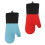 1Set Ofenhandschuhe Hitzebeständig Mit Komfortablem Innenfutter Bunt 1