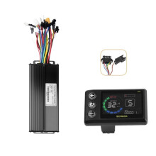 Controlador de Motor Sem Escova 36V 48V 52V 35A 1500W + Kit LCD Colorido S869 para Modificação de Scooter Elétrica de Mountain Bike